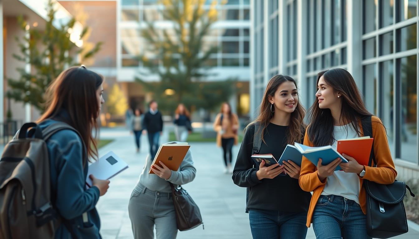 Student developing practical and academic skills