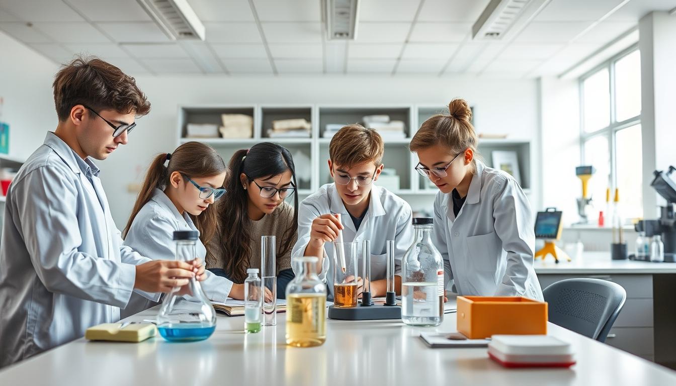 Modern university campus for students